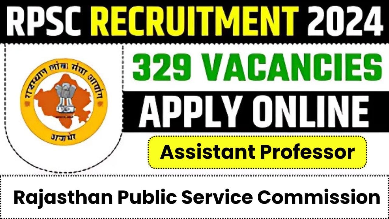 RPSC Assistant Professor Medical Recruitment