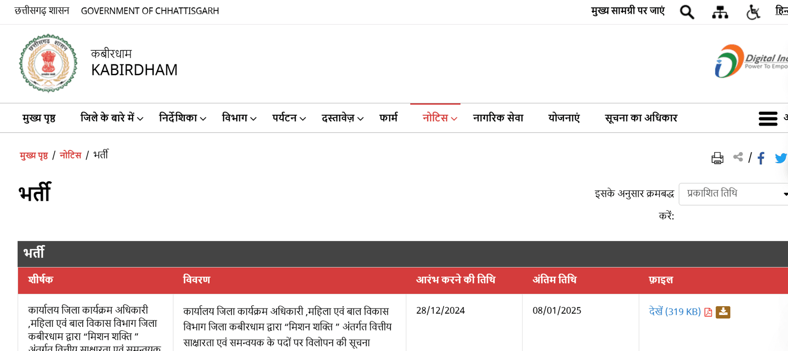 Kawardha Krishi Vigyan Kendra Driver Vacancy 2024