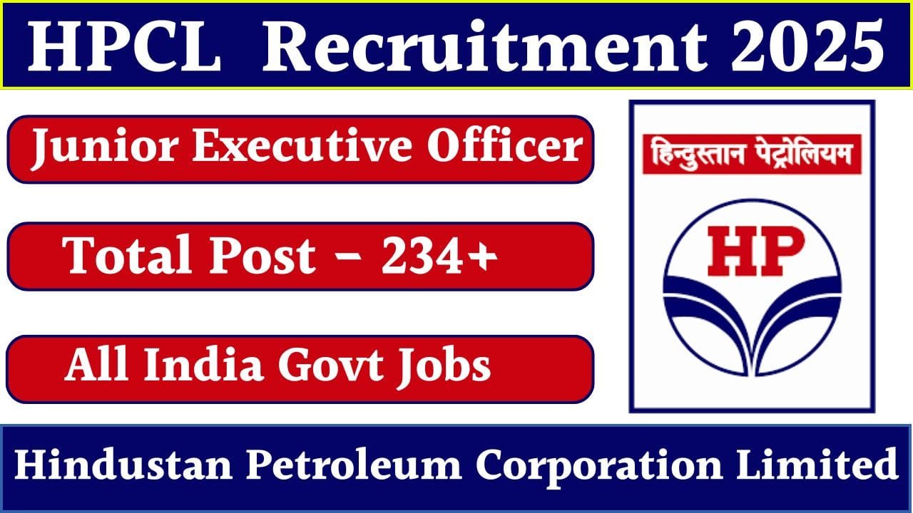 HPCL Junior Executive Recruitment 2025