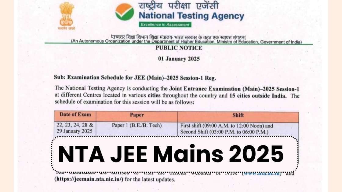 NTA JEE Mains 2025